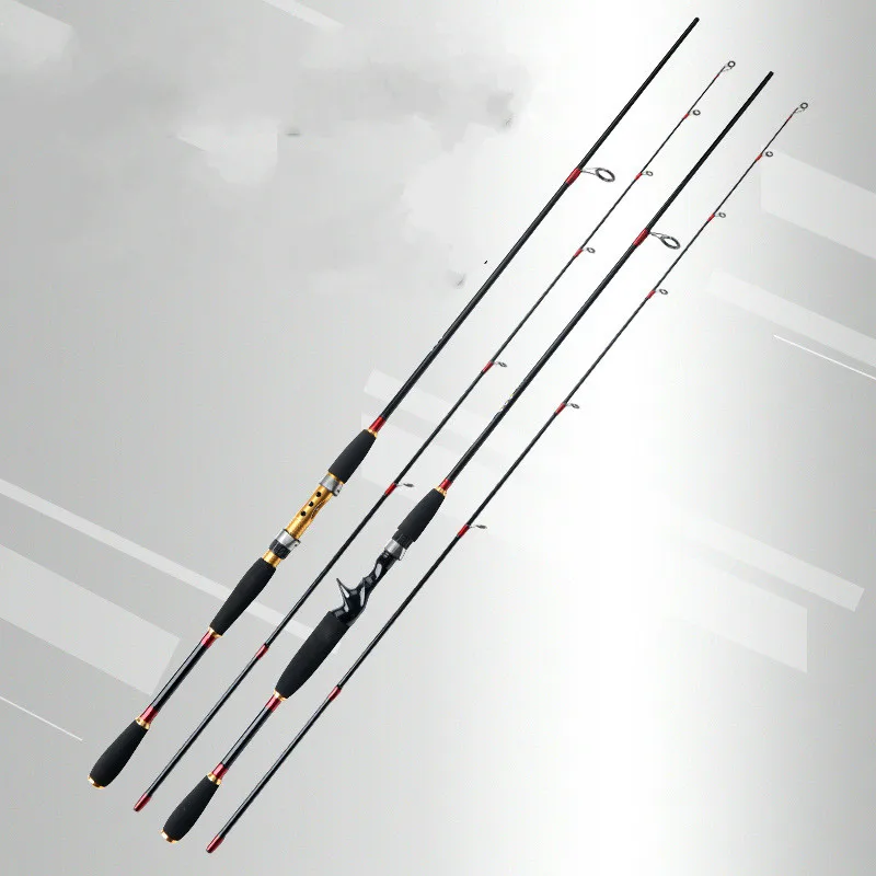 

1.8m Spinning Rod or Casting Rod Portable 1.8 M 2 Section Carbon Lure Spinning Fishing Rod Fishing Pole vara De pesca