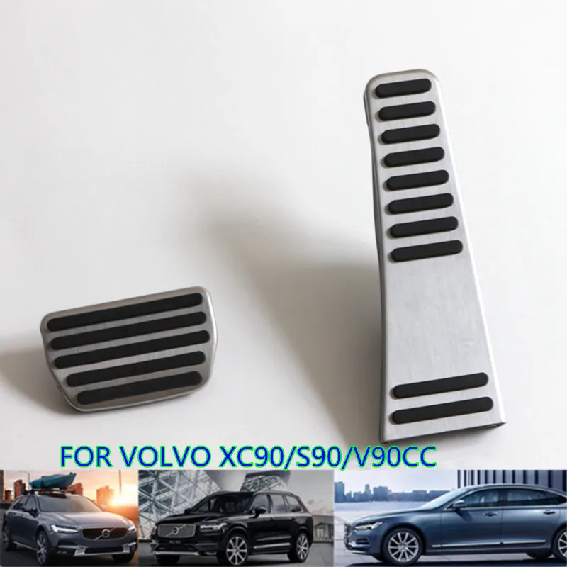 Car Accessories Aluminium Alloy Accelerator Fuel Pedal Brake Pedal AT