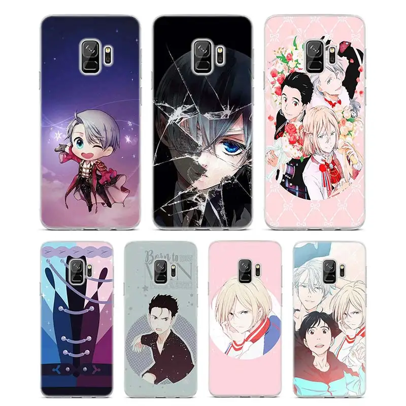 

Silicone Phone Case Anime YURI ON ICE for Samsung Galaxy M30 M20 M10 S10 S9 S8 Plus Lite S7 S6 Edge Note 9 8 Cover