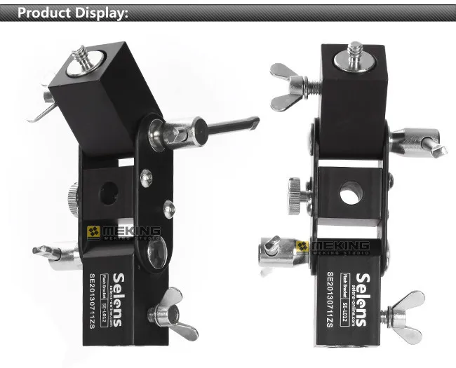 Selens Универсальный Speedlite вспышка горячий башмак Кронштейн Держатель подставка винт крепление l-форма для зонт для софтбокса