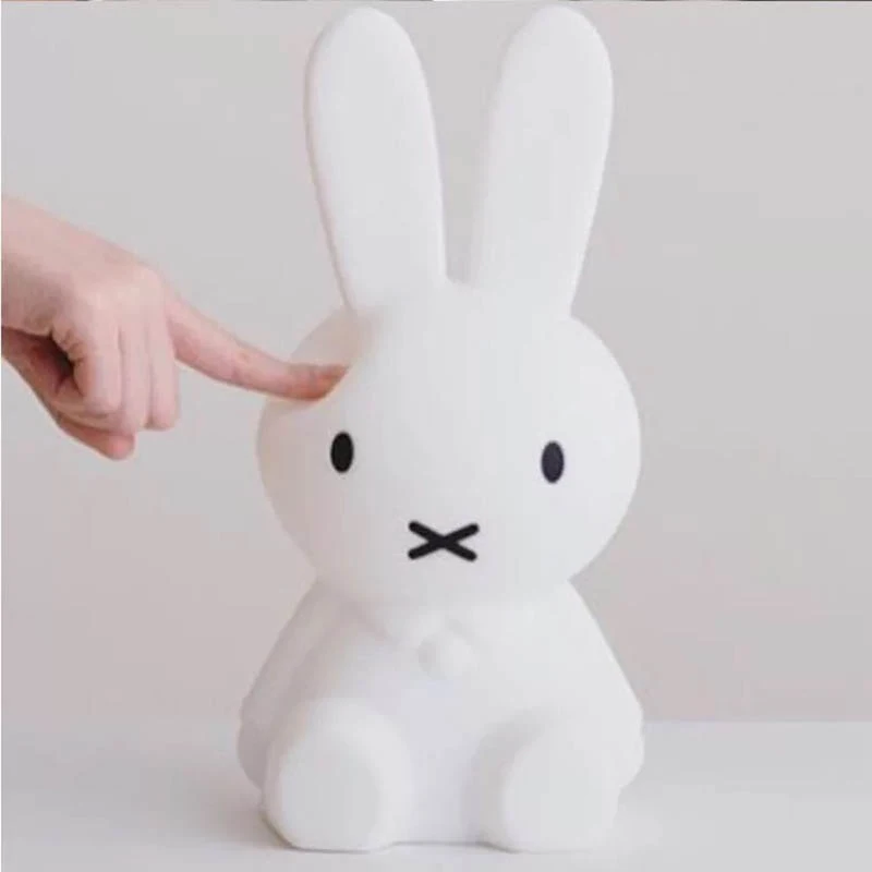 

Meaningsfull Cute Cartoon Led Rabbit Night Light USB Children Slicone Animal Baby Nursery Lamp Breathing Night Lamp Dropshipping
