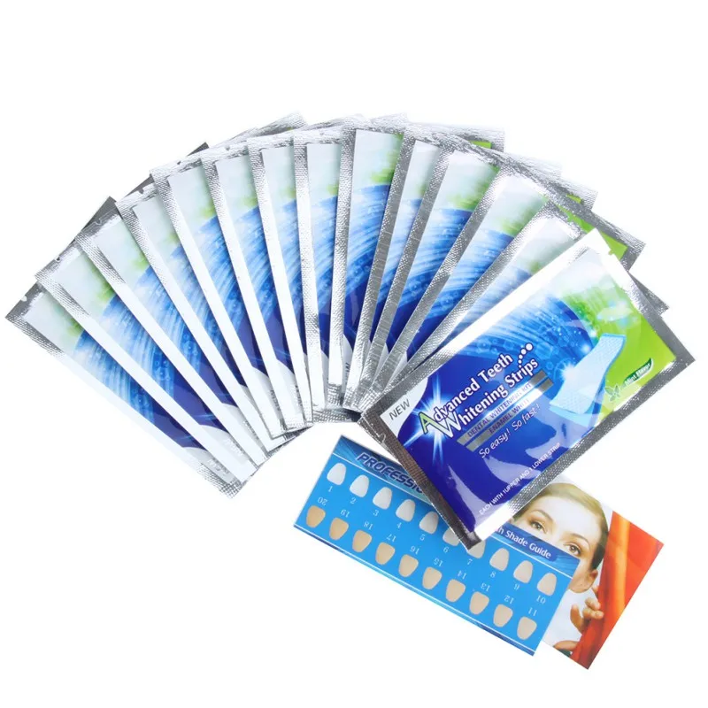 

28pcs/Lot Teeth Whitening Patch Professional Tooth Bleaching Whiter Gel Strips Blanqueador Dental Odontologia