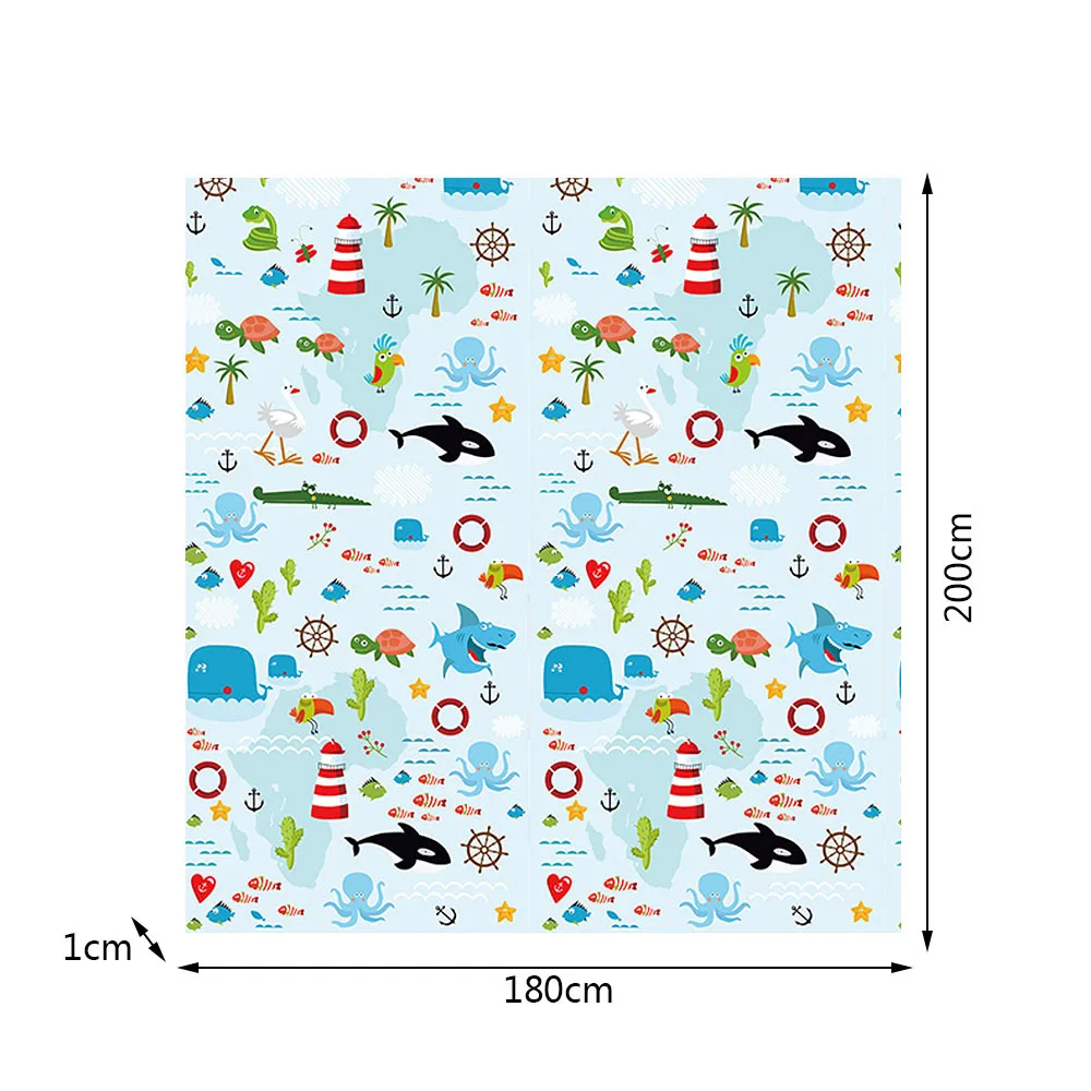 200*180*1 см складной развивающий коврик для ползания, утепленные коврики для гостиной, дома для ребенка, игровой коврик-пазл, детский коврик из пены, игрушки - Цвет: A9