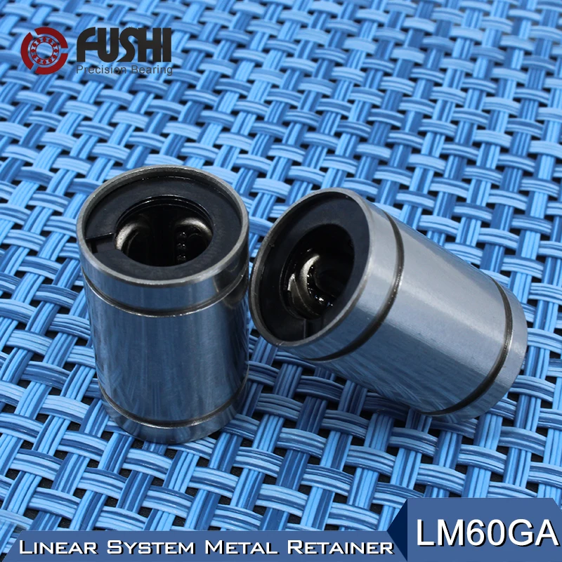 

LM60GA Linear Ball Bearings 60x90x110mm ( 1 PC ) CNC Metal Steel Retainer Linear Bushing LM60UU Shaft 60MM LM60 GA Bearing