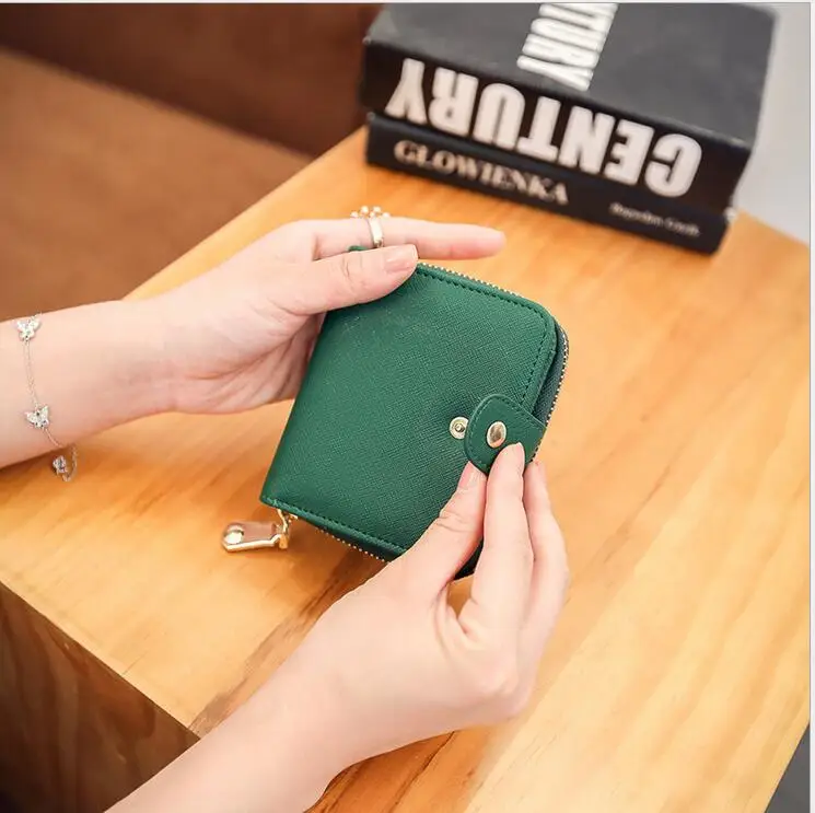 Marke Pu Reißverschluss Teile los Halter Frauen Kurze Weibliche Geldbörsen Farben Kleine 5 Mode 100 Neue leder Brieftasche EqYYOR