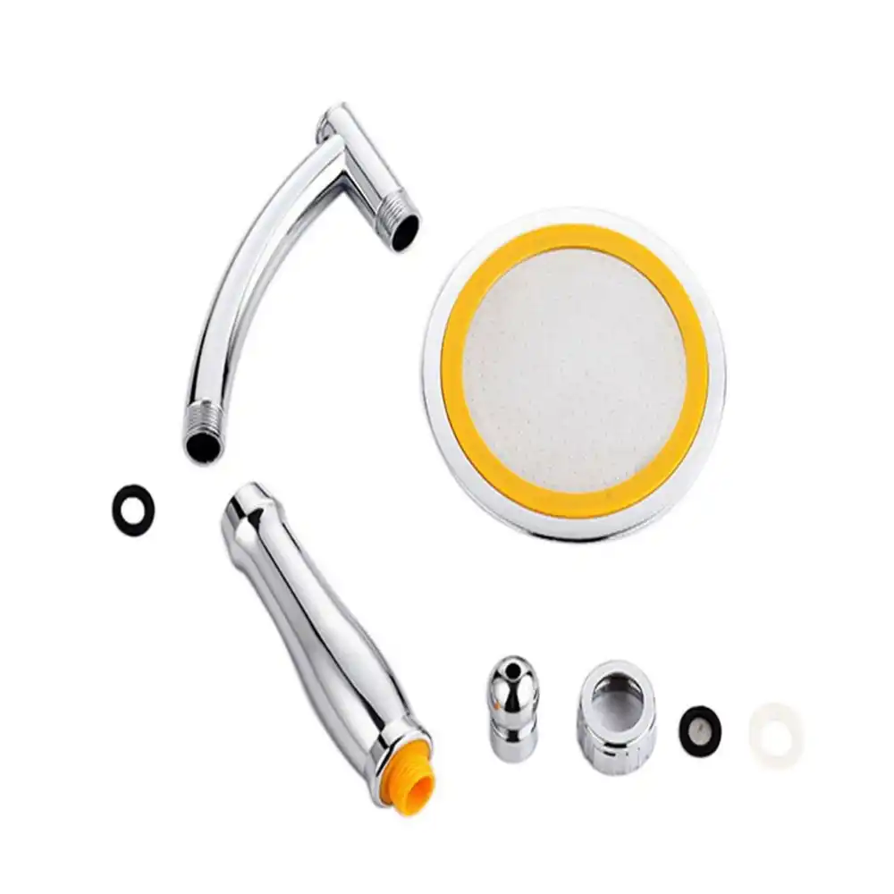 Round Rainfall Sprayer Top Bathroom Shower Head Adjustable