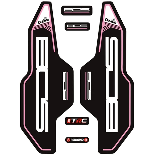 BOS Deville 160 front Fork protection Sticker race replacement Decals for MTB DH