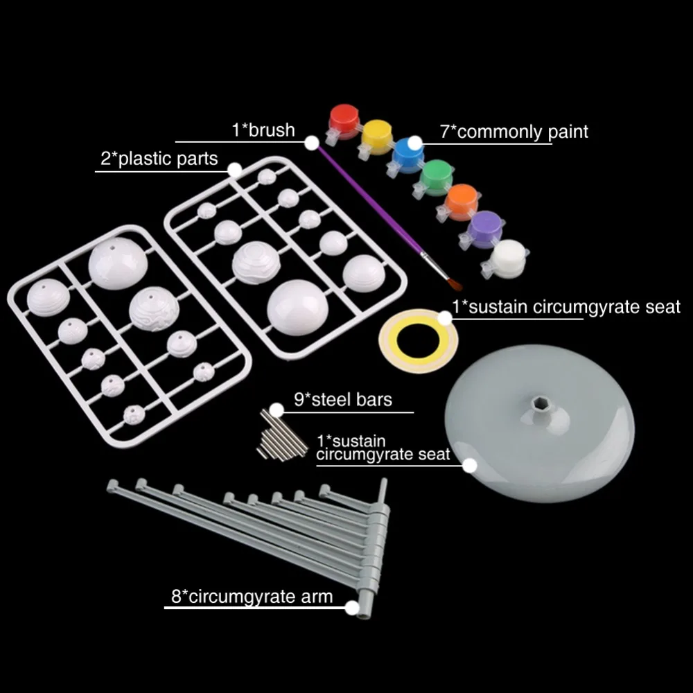 LeadingStar 3D солнечная система модель «планетарий» обучающая учебная научная наборы обучающая Астрономия модель DIY игрушка в подарок zk30