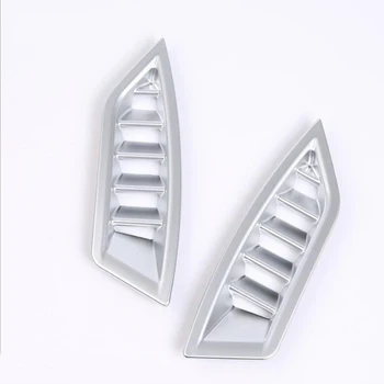 

2PCS Matte Silver ABS Chrome Car Air Conditioner Vent Outlet Cover Trim Molding For SUBARU XV 2018 Car Styling Accessories