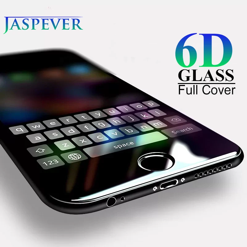 

6D Full Cover Protective Glass For Iphone 7 8 6s 6 Plus 9H Tempered Glass Screen Protector For Iphone Xs Max X Xr Glass Film 7 8