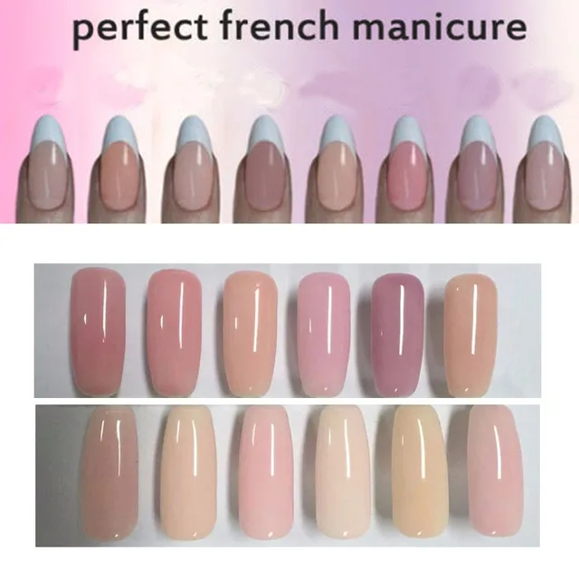Pro Gel Nail Polish Base French Manicure Led Uv Color Varnish Pro Gel Nail Polish Base French Manicure Led Uv Color Varnish White Pink 0 5oz 15ml