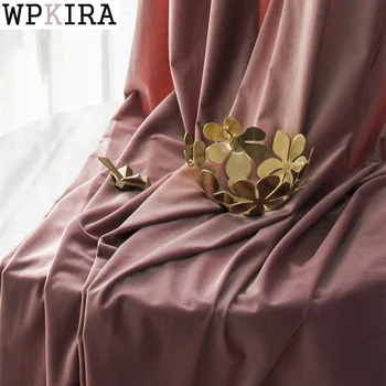 

high shading velvet damask curtains windows curtain for living room bedroom interior solid color home curtains S049&30