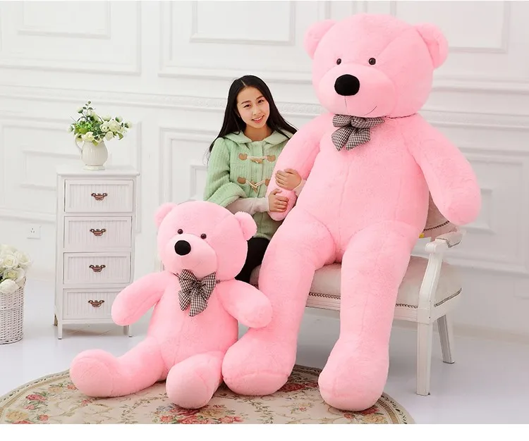 Огромный плюшевый медведь мягкая игрушка 220 см/2,2 м большие набивные игрушки плюшевые размер жизни детские куклы Девочки игрушка подарок на день Святого Валентина