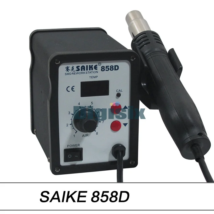 

SAIKE858D hot air gun significant number of free desoldering station free shipping