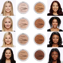 8 цветов косметическая пудра для лица контроль масла стойкий отбеливающий консилер матовая контурирующая Пудра основа румяна