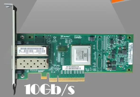 QLogic QLE8142 00Y3274 00Y3275 2 порта 10GbE FC LC сетевая карта контроллера PCIe | Электроника