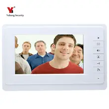 Yobang безопасности " оборудование для внутренних помещений для проводной видео дверной телефон система внутренний блок ЖК-экран для дверного звонка не включает наружный блок