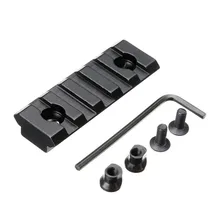 Тактическая охотничья 2 дюймов 5 Слот рельсовый прицел Вивера цевье прицела винтовочный оптический прибор для страйкбола аксессуары для горной охоты