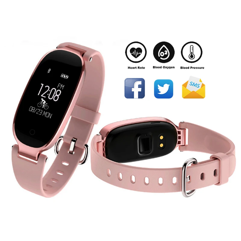 

S3 Elegant Lady Smartwatch Bluetooth Waterproof Sport Bracelet Activity Tracker GPS HR Women Gorgeous Remote Camera Selfie