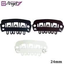 1000 шт 24 мм u-образные защелкивающиеся зажимы для уток парики крепления прочные металлические заколки для волос 3 цвета на выбор