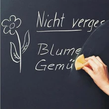 1pc escola blackboard adesivo removível vinil rescalable pesquisa placa de mensagem 45x100cm (sem giz)