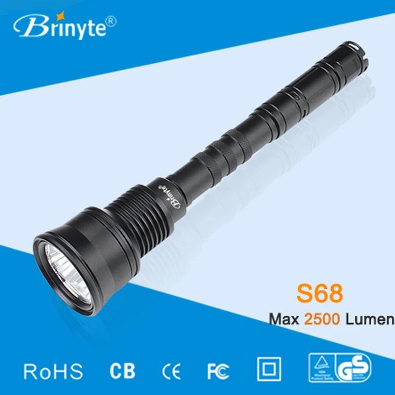 Здесь продается  Brinyte S68 Powerful 2500 Lumens Cree XM-L2 U2 LED Tactical Flashlight Waterproof Hunting Outdoor Lighting  Свет и освещение