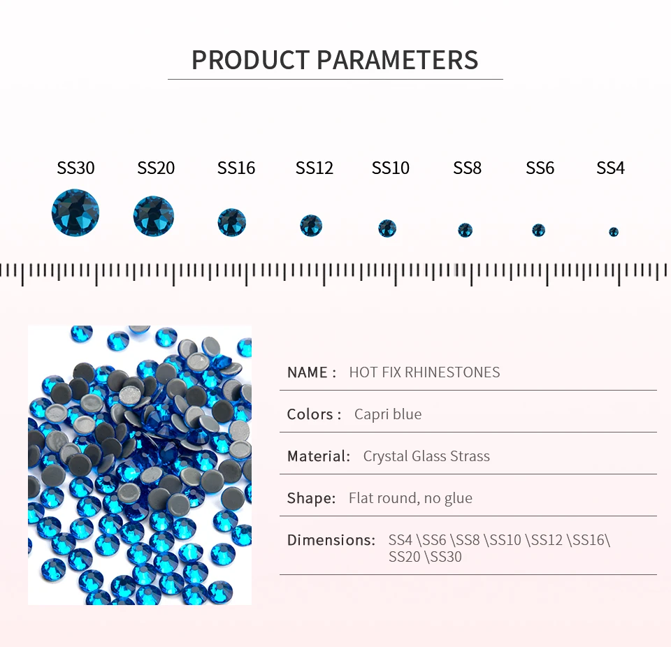 1440 шт. Ss10 Стразы для горячей фиксации со стразами и кристаллами с плоской задней частью из железа, стразы для горячей фиксации, блестящая свадебная одежда, сумка, обувь