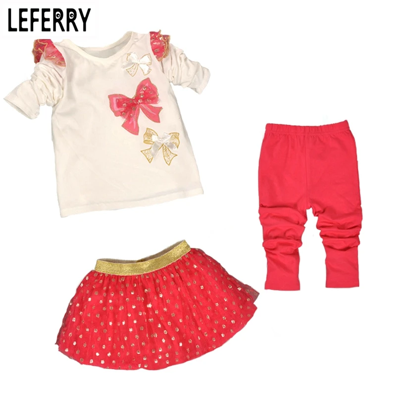3PCS Kids Clothes Girls Clothing Sets Baby Clothes High Quality Toddler