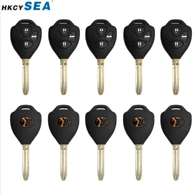 10 шт. английская версия Xhorse для Toyota Стиль VVDI2 Универсальный провод дистанционный ключ 2/3/4 кнопки для VVDI ключ пожалуйста, нажмите на картинку, чтобы купить программист - Количество кнопок: 3 buttons