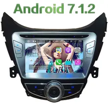 8 ”2 ГБ Оперативная память Android 7.1.2 4 ядра dvd-плеер Радио стерео GPS Navi для Hyundai Elantra Avante I35 2011-2013 dab BT 4 г Wi-Fi