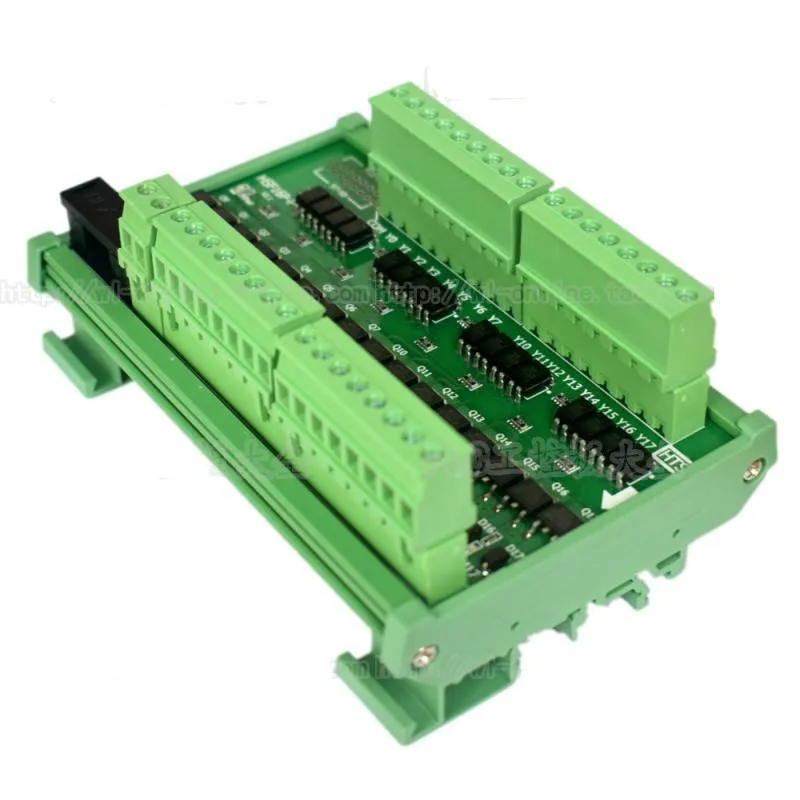 16-way PLC Output Amplifier Module Plug-in Terminal PNP Input-output Solenoid Valve Drive Relay Board