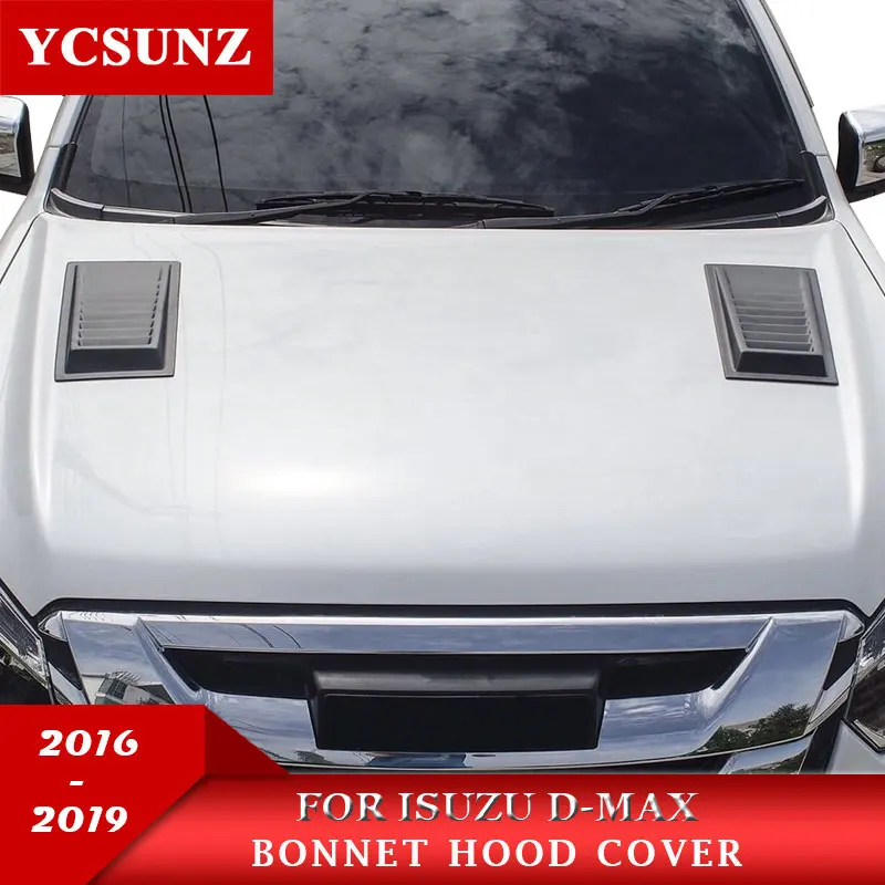 2016 2019 крышка капота для ISUZU D MAX черная 2017 2018 YCSUNZ|Обвесы| |
