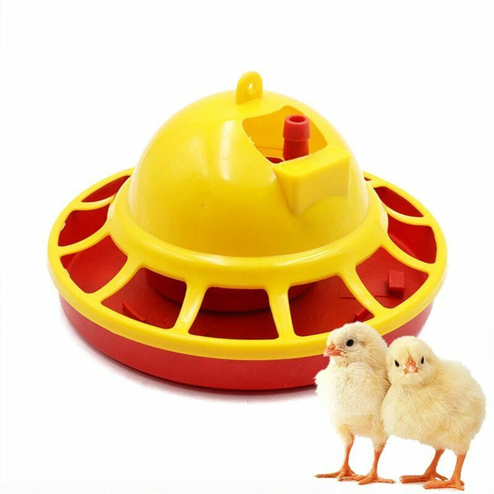 Creative Chicken Drinking Fountain Chick Drink Poultry Water Drinker Bird Waterer Farm Animals