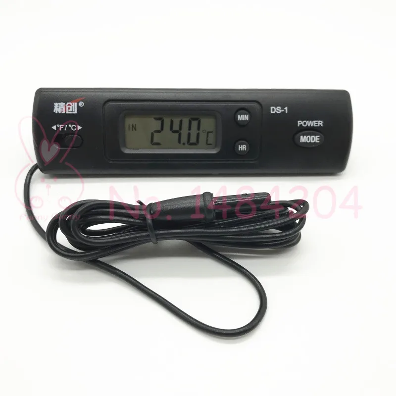 

2X Digital Thermometer -50~70C Degree C/F Selection In and Out Dual-way Temperature measurement with Clock Function