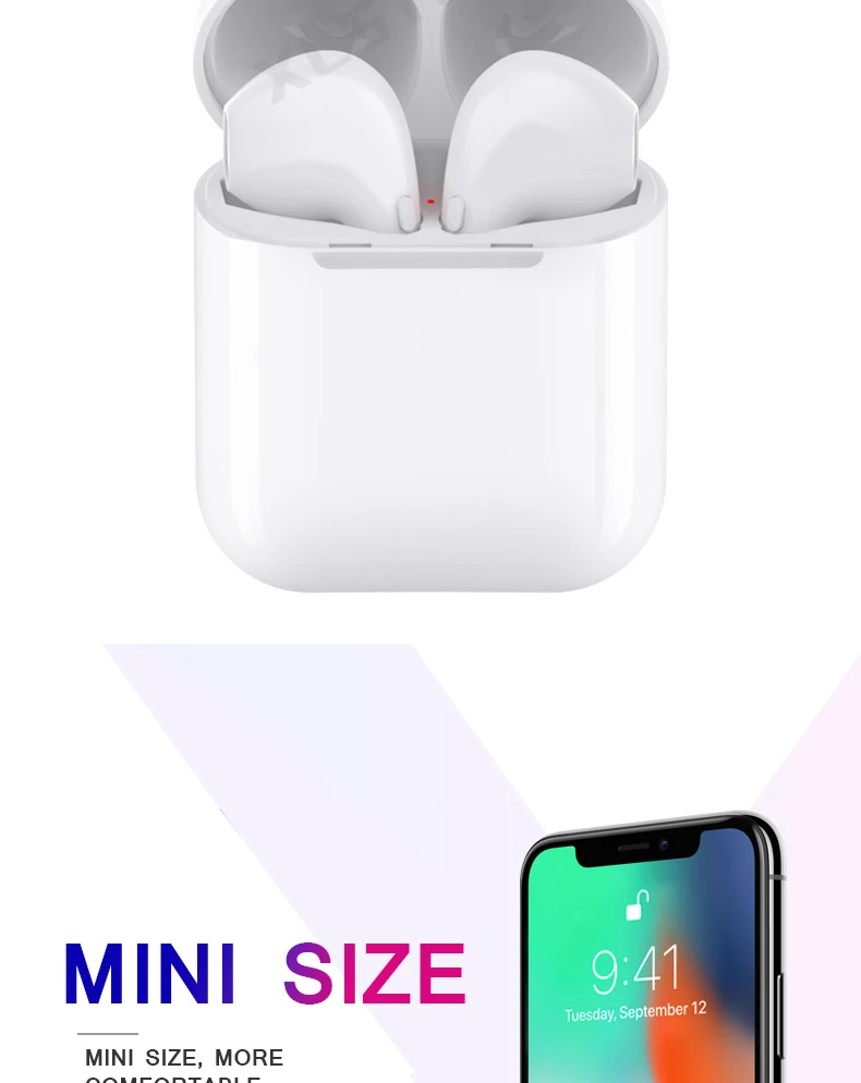 New X8  FX8 air pods TWS Wireless mini Bluetooth 5.0 Earbuds Wireless Headsets headphones earphone ear pods For Andorid iPhone (4)