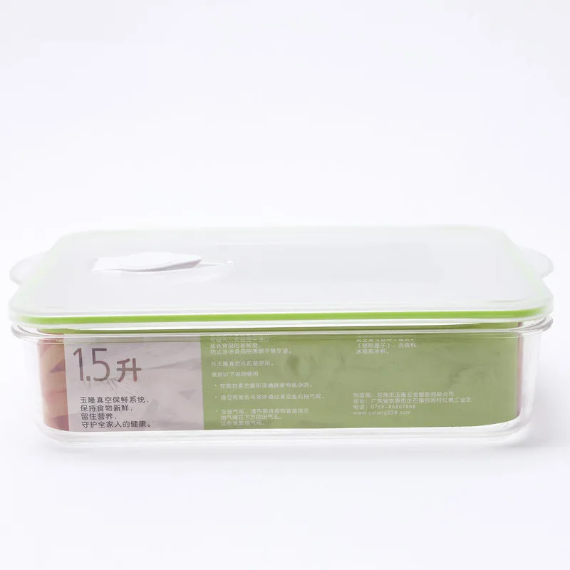 

Vacuum Sealed Food Storage Containers with Leak-Proof Lids Vacuum storage box refrigerator storage box food storage box