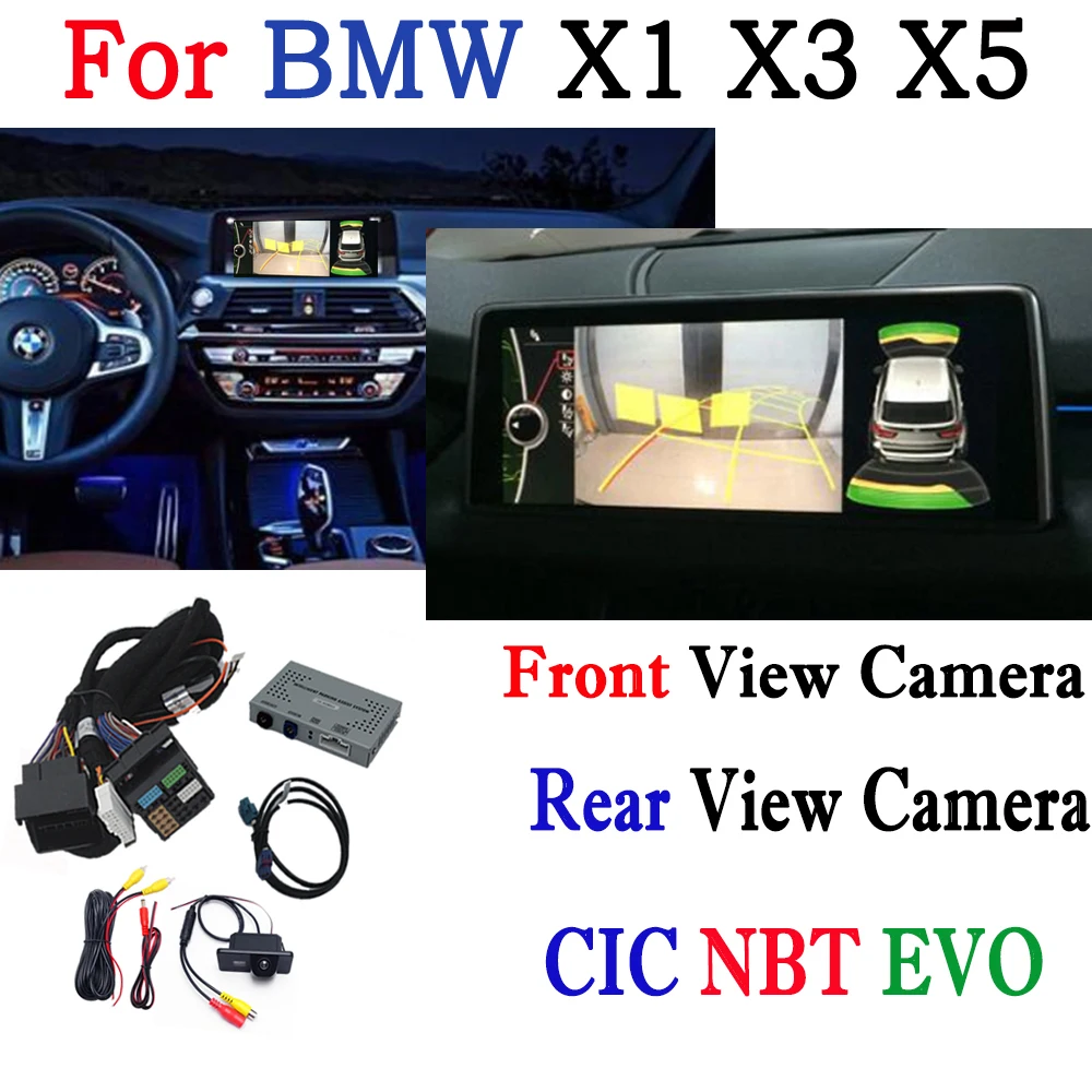 

Reversing Camera Adapter Original Screen Monitor For BMW X1 X3 X5 CIC NBT EVO Parking Front Rear view Camera MMI Decoder