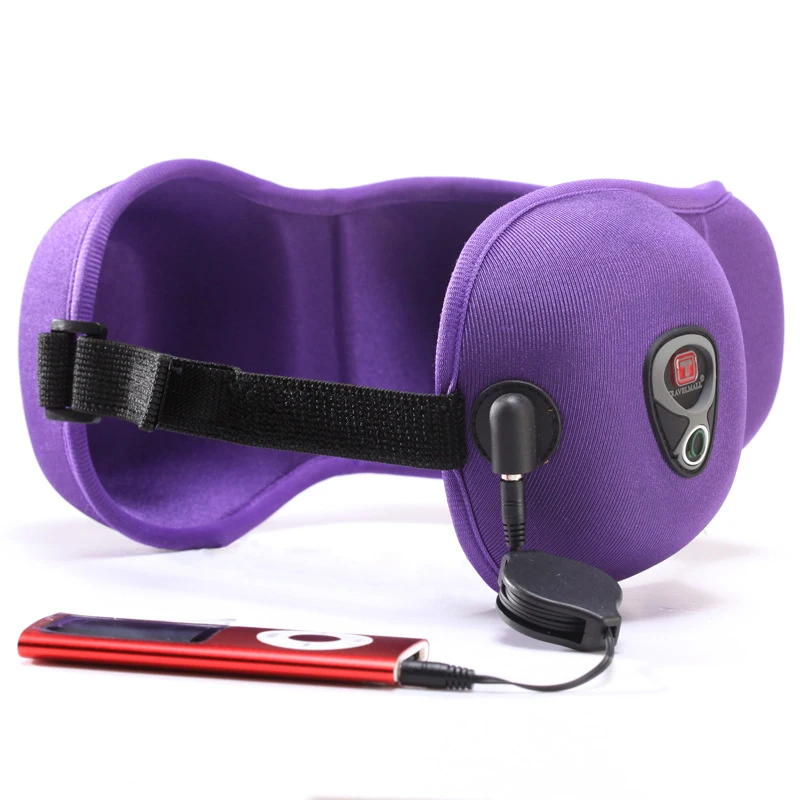 3D Sleeping Eye Mask Music Travel Rest Eye Mask Soft Fatigue Relax Massager Beauty Tools Blindfold Smart Headset Glasses Fetal