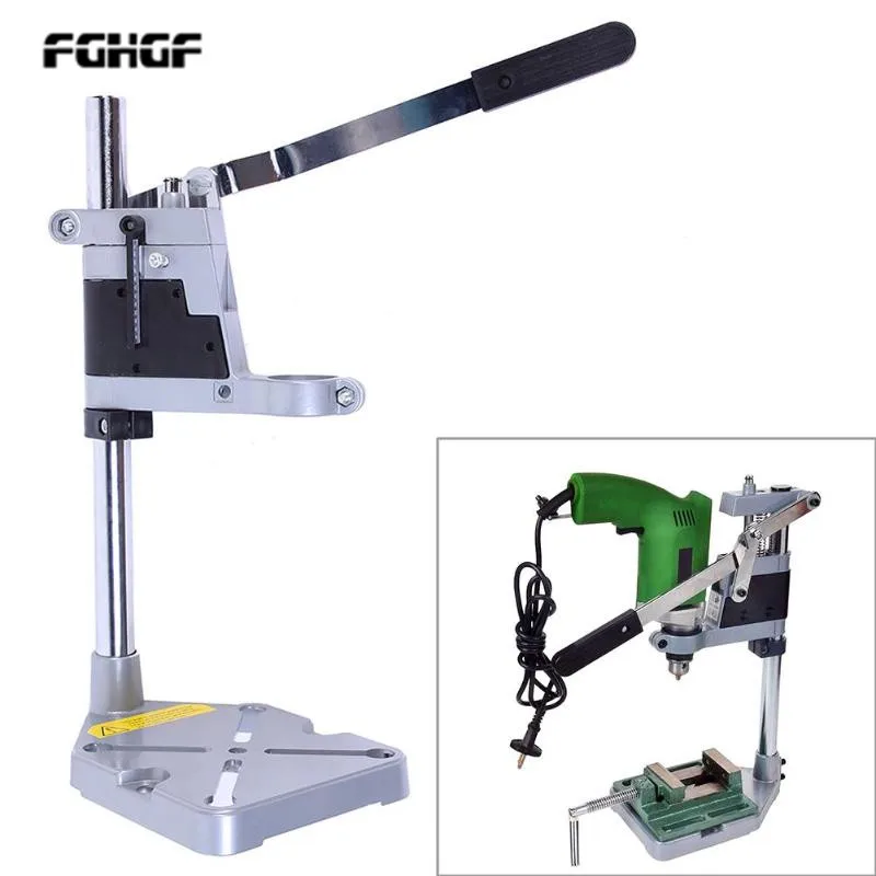 

Double electric drill stand holder Dremel grinder frame bracket fixture grinding machine woodworking tool accessories