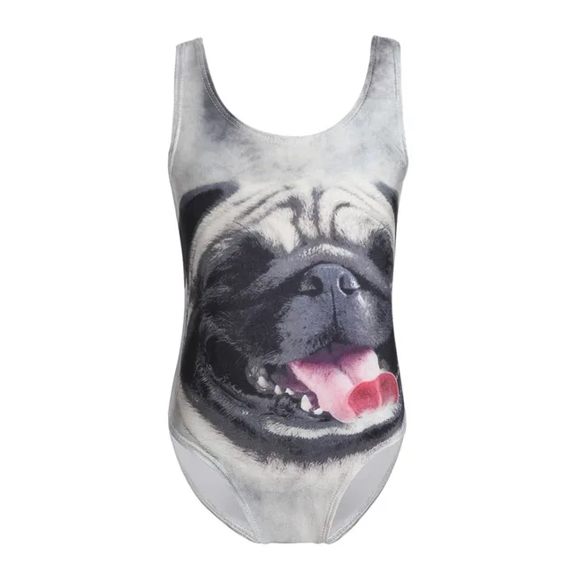 2 8 Years Girls One piece Pet Dog Swimsuit Adorable Girls Bikini