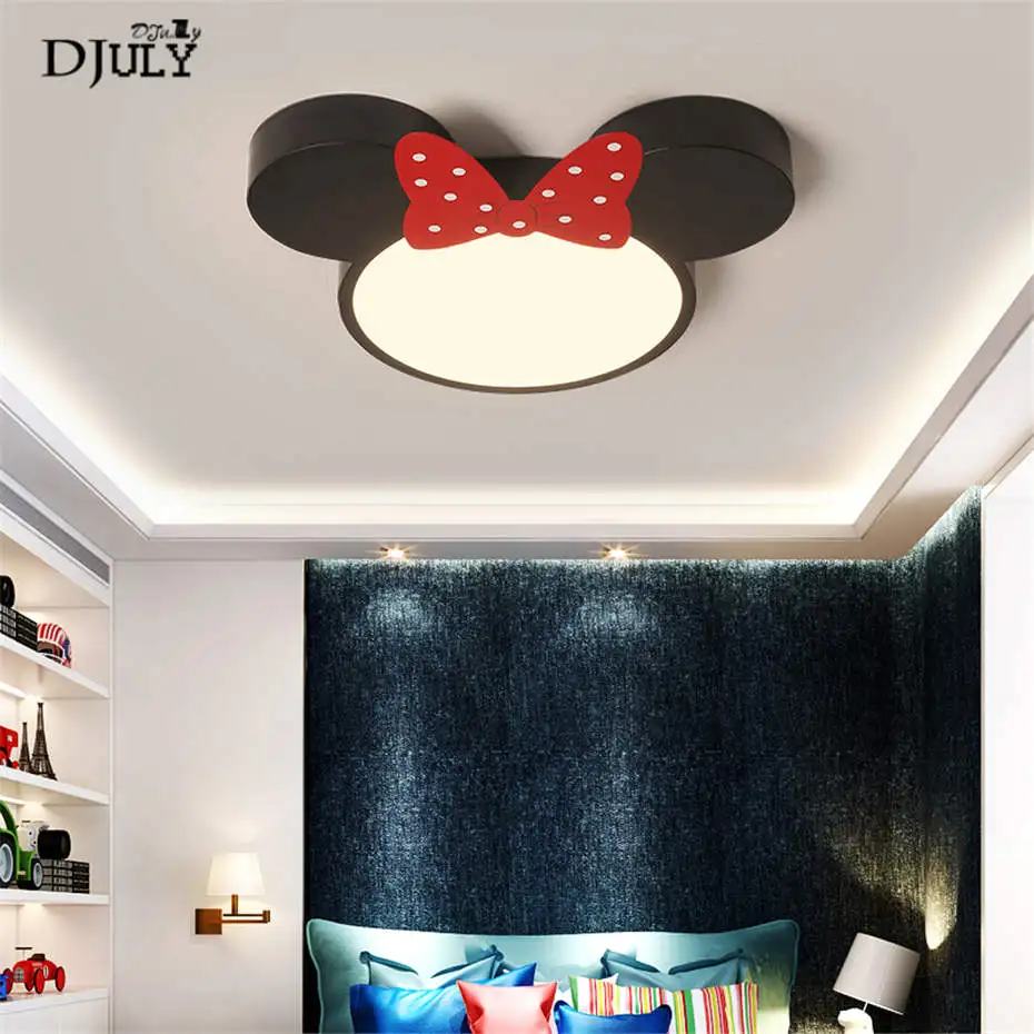 Cartoon Children Pvc Mickey Mouse Ceiling Lamp For Kids Study