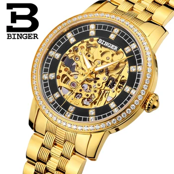 

Switzerland Binger Watch Men Brand Luxury Miyota Automatic Mechanical Movement Men Watches Sapphire Waterproof clock B5051G2