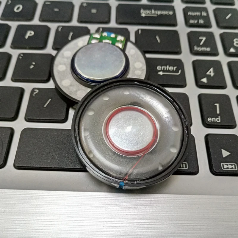 TONLON HiFi Headphone Speaker Accessories 40mm Headset Polymer Liquid Crystal Diaphragm Full Frequency Headset Speaker Unit 1pcs