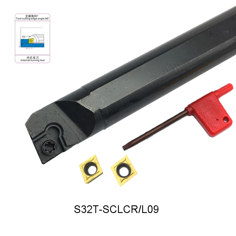 

S32T-SCLCR09 S32T-SCLCL09 Internal turning tool holder cutting tools for mini CNC lathe Machining Center for CCMT09T304