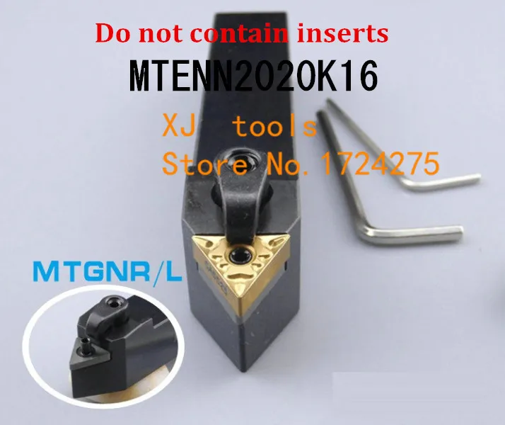 

Держатель токарного инструмента MTENN2020K16, держатель инструмента с ЧПУ, внешние токарные инструменты, токарный станок типа M Clapming, режущий инструмент для вставки TNMG1604