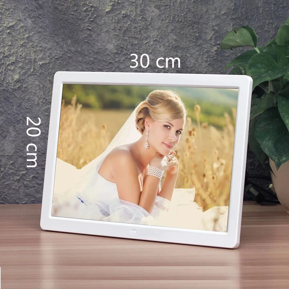 Digital photo frame 12'' HD TFT-LCD 1280 * 800 Full-view Digital Photo Frame Alarm Clock Movie Player professional 10 tft lcd digital photo movies frame mp4 player alarm clock remote