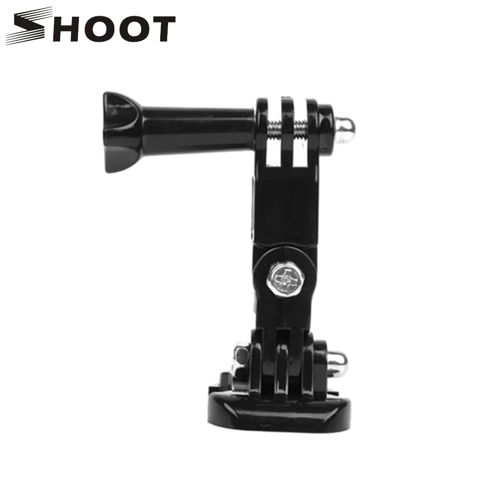 

SHOOT 3 Way Adjustment Base Mount Pivot Arm Adapter for gopro hero 7 5 6 4 xiaomi yi 4k sjcam sj4000 sj7 Action Camera Accessory