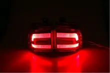 2pcs Accessories LED Rear Tail Fog Lamp Fog Light Upgrade Kit For Toyota LAND CRUISER J200 LC200 2016 2017 Facelift
