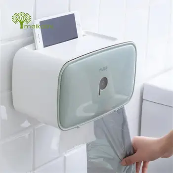 

MAIKAMI Wall Mounted Bathroom Toilet Waterproof Tissue Box with Drawer Plastic Multifold Paper Towels Holder Storage Box Product