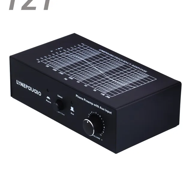 PHONO Preamplifier Preamp Prephonograph Signal Amplifier with Auxiliary Input & Volume Control